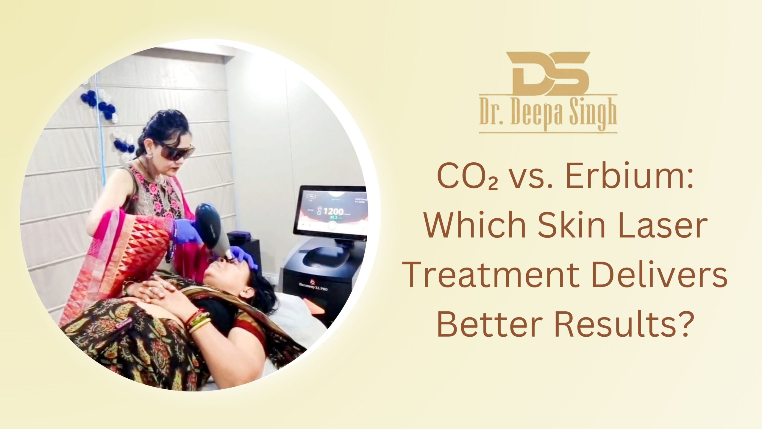 CO₂ vs. Erbium laser treatment comparison for skin resurfacing and rejuvenation