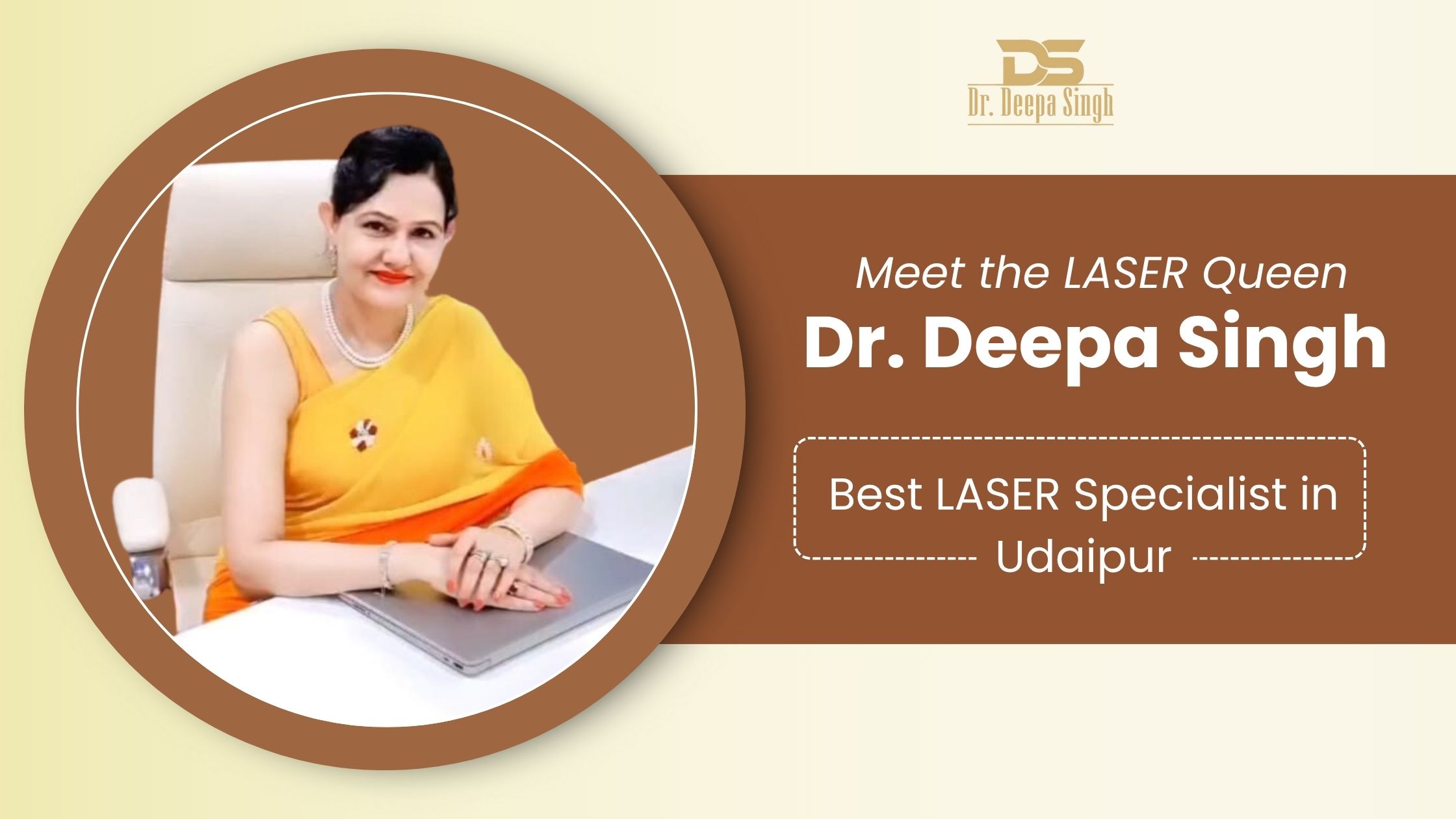 Dr. Deepa Singh, the Best LASER Specialist in Udaipur, providing advanced laser treatments at Arth Skin & Fitness.