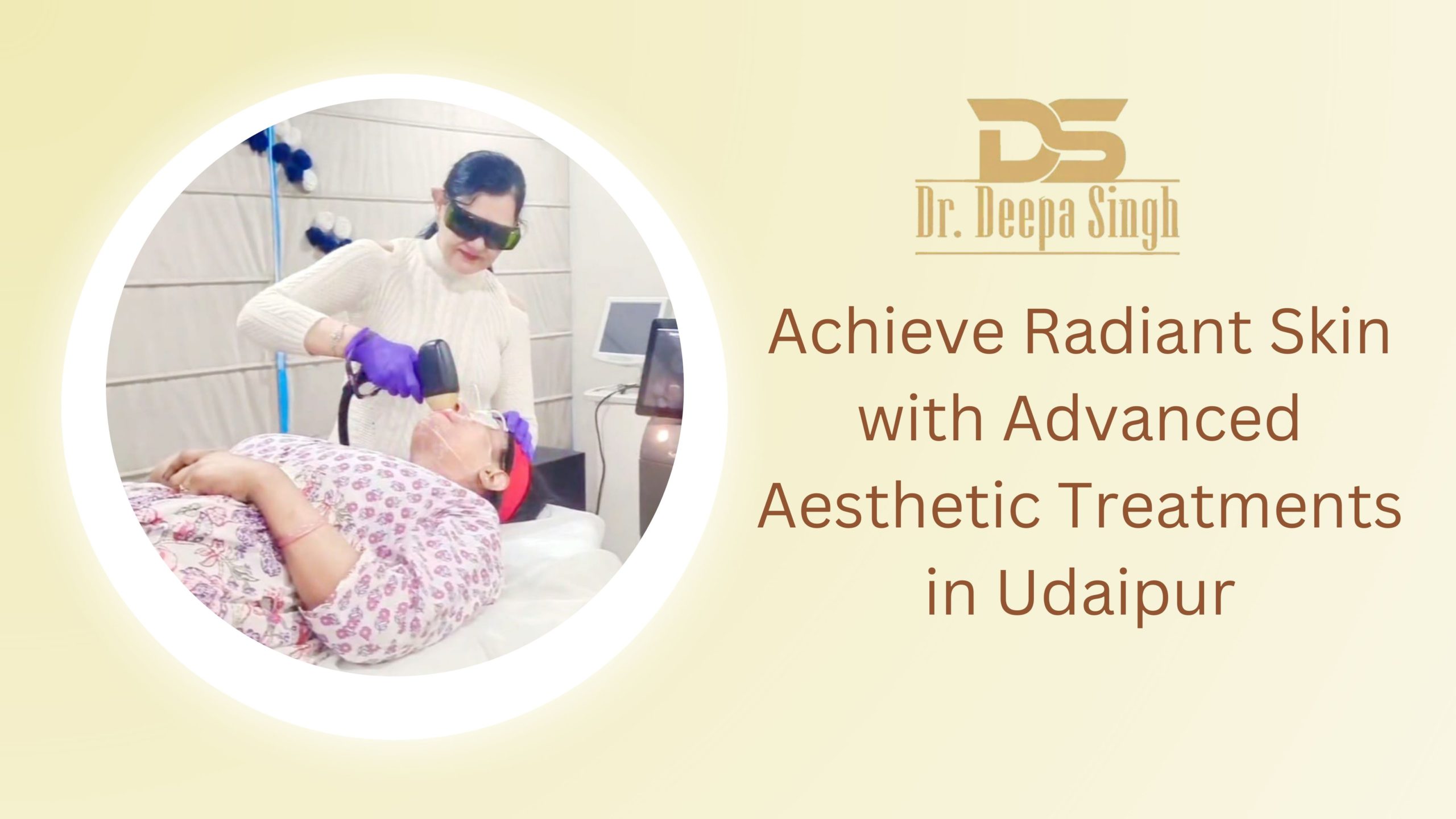 Dr. Deepa Singh providing advanced skin aesthetic treatment in Udaipur at Arth Skin & Fitness