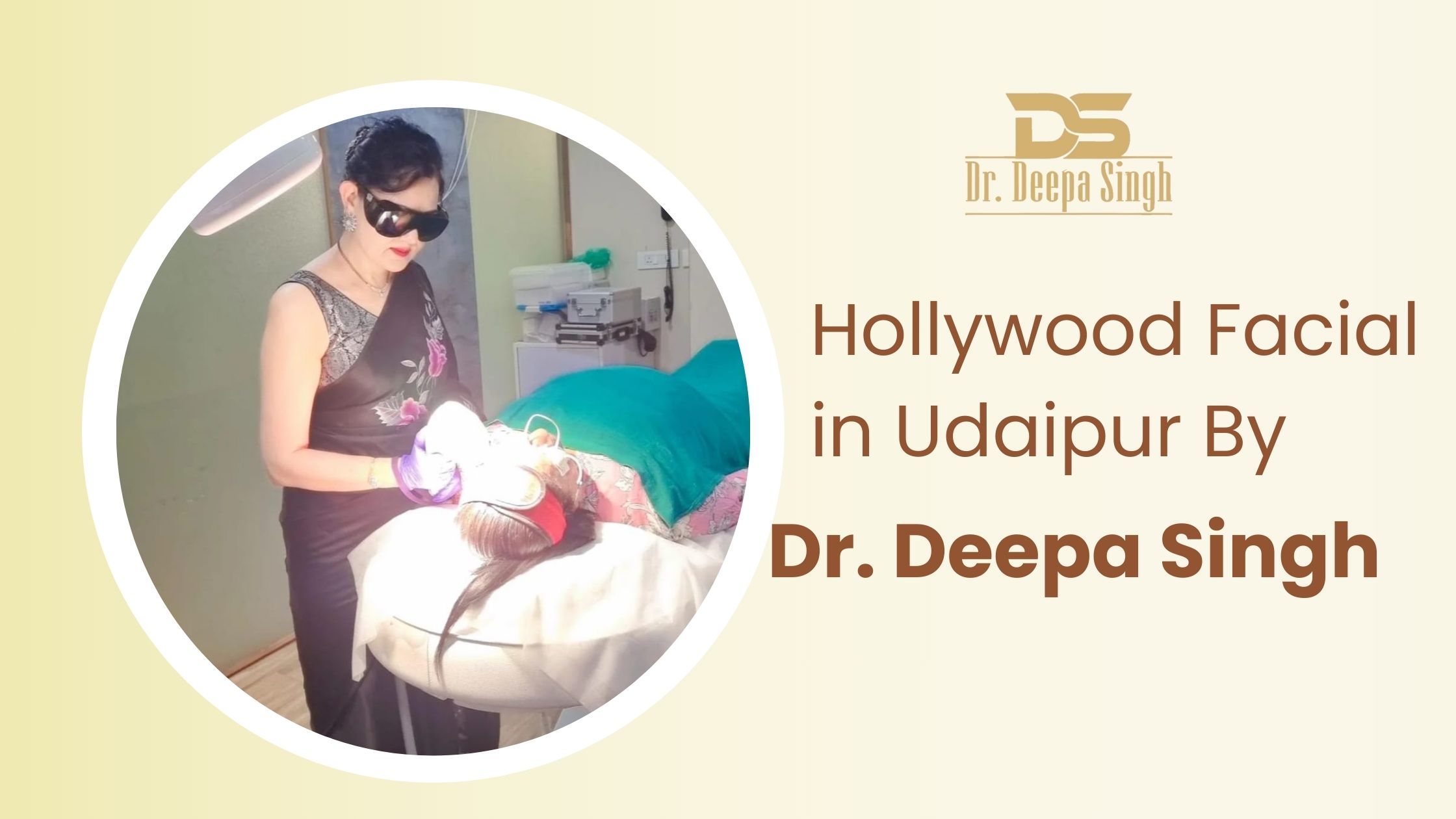 Hollywood Facial in Udaipur by Dr. Deepa Singh using carbon laser for instant glow and deep pore cleansing